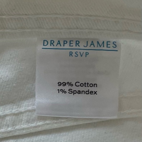 Draper James White Flare Wide Leg Jeans - Picture 4 of 6